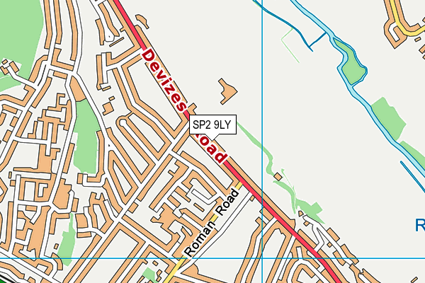 Pembroke Park Primary School map (SP2 9LY) - OS VectorMap District (Ordnance Survey)