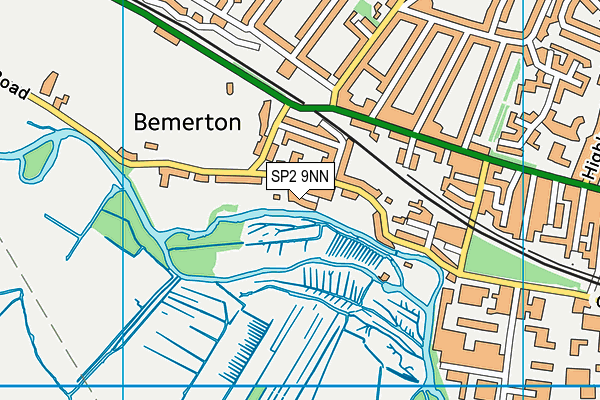 SP2 9NN map - OS VectorMap District (Ordnance Survey)