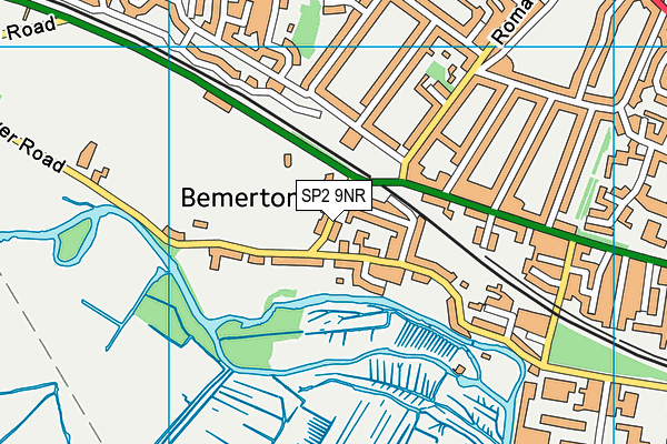 SP2 9NR map - OS VectorMap District (Ordnance Survey)