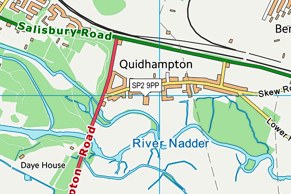 SP2 9PP map - OS VectorMap District (Ordnance Survey)