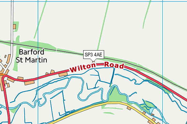 SP3 4AE map - OS VectorMap District (Ordnance Survey)