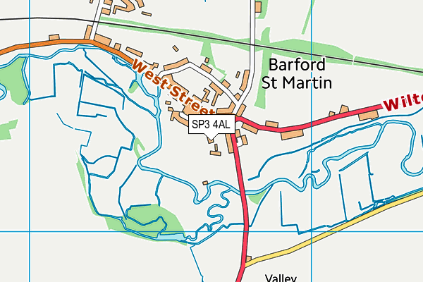 SP3 4AL map - OS VectorMap District (Ordnance Survey)