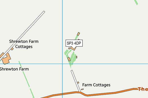 SP3 4DP map - OS VectorMap District (Ordnance Survey)