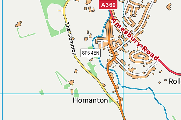 SP3 4EN map - OS VectorMap District (Ordnance Survey)