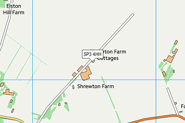 SP3 4HH map - OS VectorMap District (Ordnance Survey)