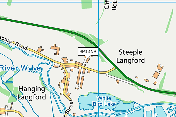 SP3 4NB map - OS VectorMap District (Ordnance Survey)