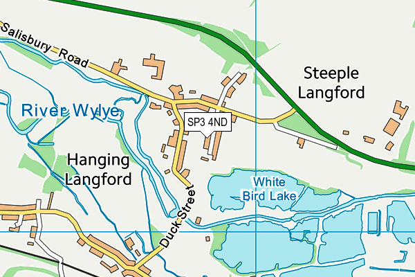 Langford Recreation Ground map (SP3 4ND) - OS VectorMap District (Ordnance Survey)