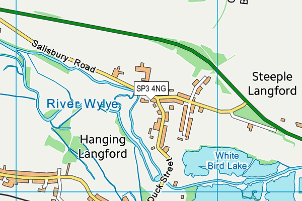 SP3 4NG map - OS VectorMap District (Ordnance Survey)