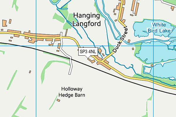 SP3 4NL map - OS VectorMap District (Ordnance Survey)