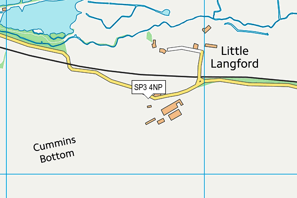 SP3 4NP map - OS VectorMap District (Ordnance Survey)