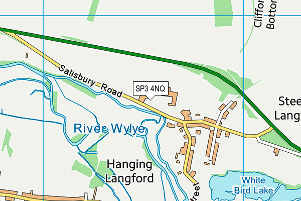 SP3 4NQ map - OS VectorMap District (Ordnance Survey)