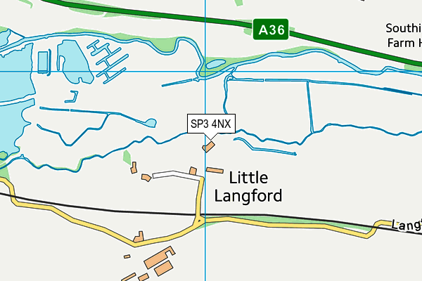 SP3 4NX map - OS VectorMap District (Ordnance Survey)