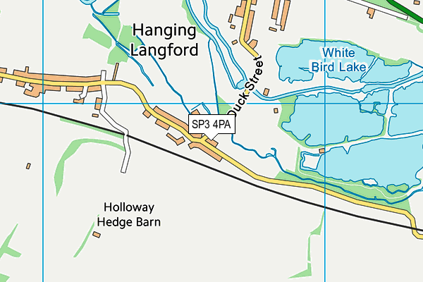 SP3 4PA map - OS VectorMap District (Ordnance Survey)