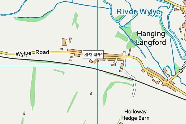 SP3 4PP map - OS VectorMap District (Ordnance Survey)