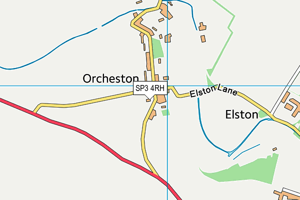 SP3 4RH map - OS VectorMap District (Ordnance Survey)