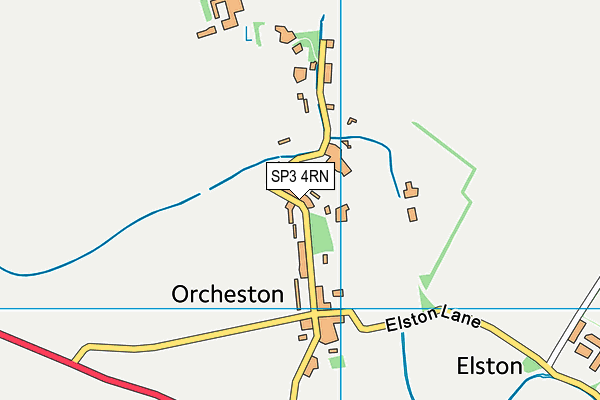 SP3 4RN map - OS VectorMap District (Ordnance Survey)