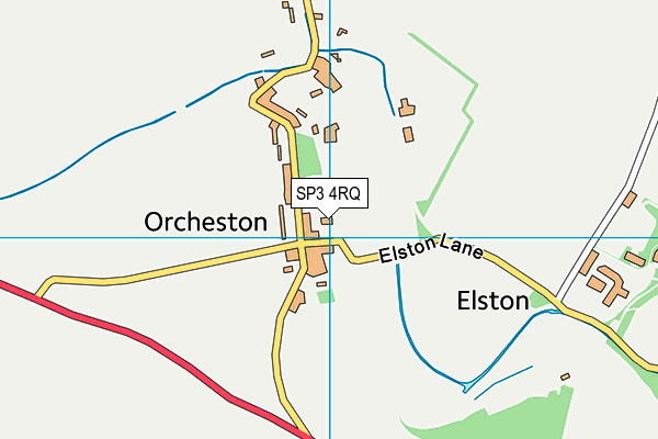 SP3 4RQ map - OS VectorMap District (Ordnance Survey)
