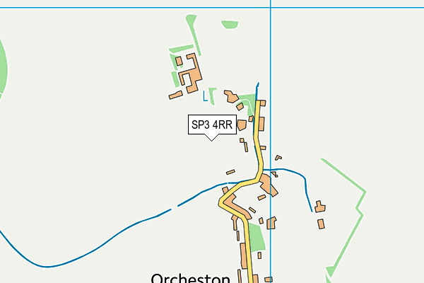 SP3 4RR map - OS VectorMap District (Ordnance Survey)