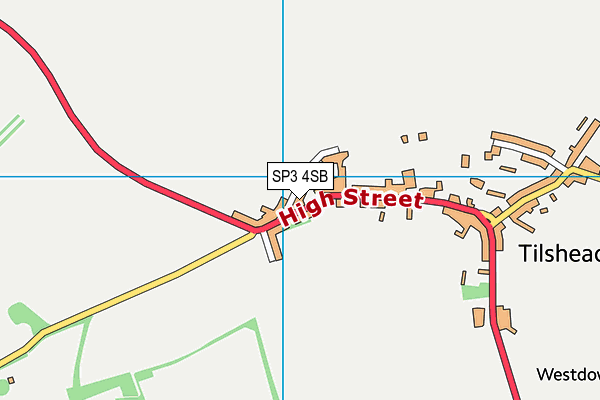 SP3 4SB map - OS VectorMap District (Ordnance Survey)