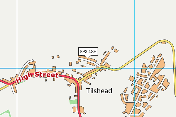 SP3 4SE map - OS VectorMap District (Ordnance Survey)