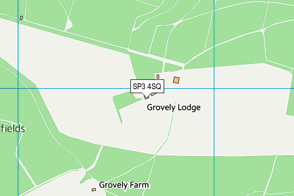 SP3 4SQ map - OS VectorMap District (Ordnance Survey)