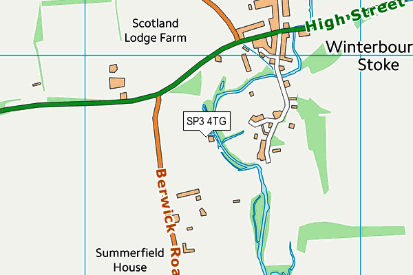 SP3 4TG map - OS VectorMap District (Ordnance Survey)