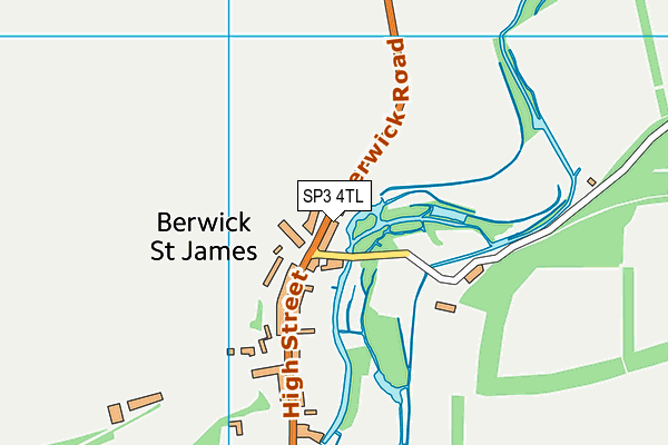 SP3 4TL map - OS VectorMap District (Ordnance Survey)