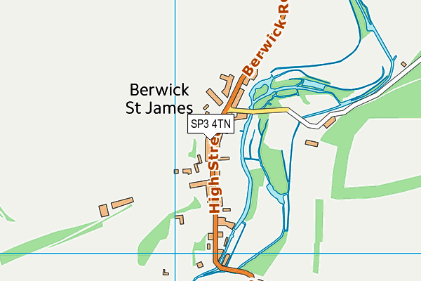 SP3 4TN map - OS VectorMap District (Ordnance Survey)