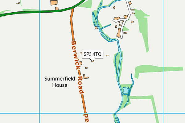 SP3 4TQ map - OS VectorMap District (Ordnance Survey)