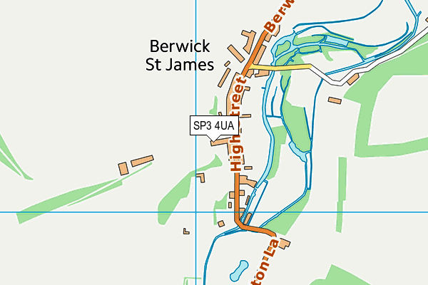 SP3 4UA map - OS VectorMap District (Ordnance Survey)