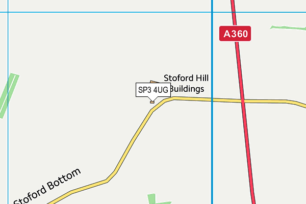 SP3 4UG map - OS VectorMap District (Ordnance Survey)