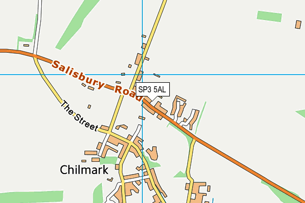 SP3 5AL map - OS VectorMap District (Ordnance Survey)