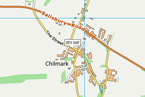 SP3 5AP map - OS VectorMap District (Ordnance Survey)