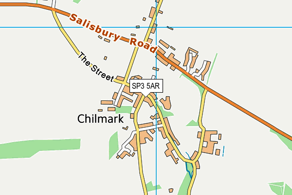 Chilmark and Fonthill Bishop Church of England Aided Primary School map (SP3 5AR) - OS VectorMap District (Ordnance Survey)