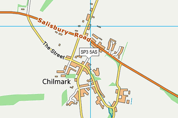 SP3 5AS map - OS VectorMap District (Ordnance Survey)