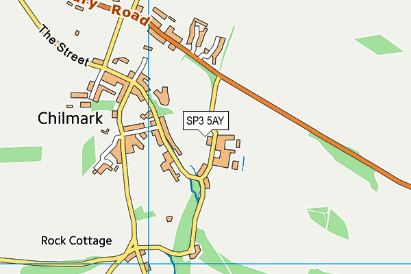 SP3 5AY map - OS VectorMap District (Ordnance Survey)