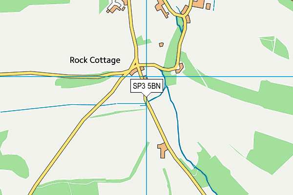 SP3 5BN map - OS VectorMap District (Ordnance Survey)