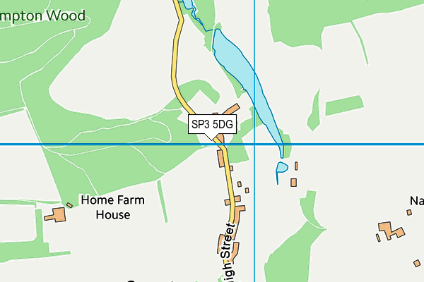 SP3 5DG map - OS VectorMap District (Ordnance Survey)