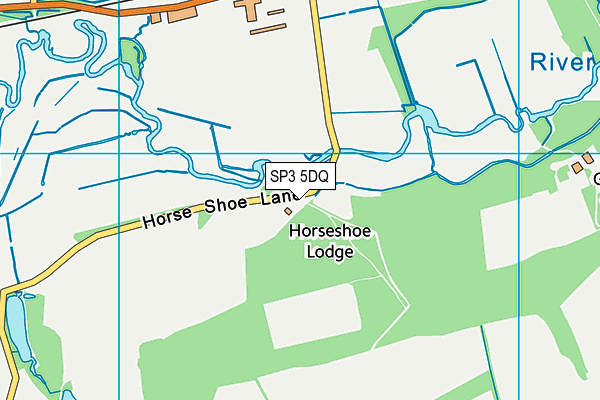 SP3 5DQ map - OS VectorMap District (Ordnance Survey)