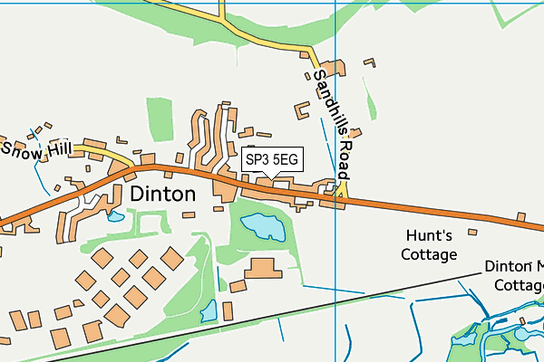 SP3 5EG map - OS VectorMap District (Ordnance Survey)