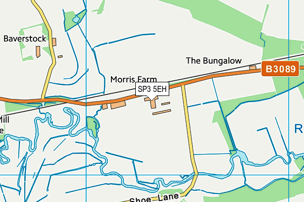 SP3 5EH map - OS VectorMap District (Ordnance Survey)