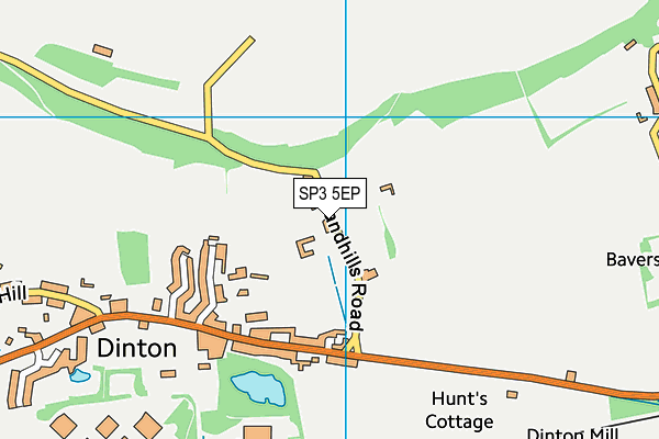 SP3 5EP map - OS VectorMap District (Ordnance Survey)