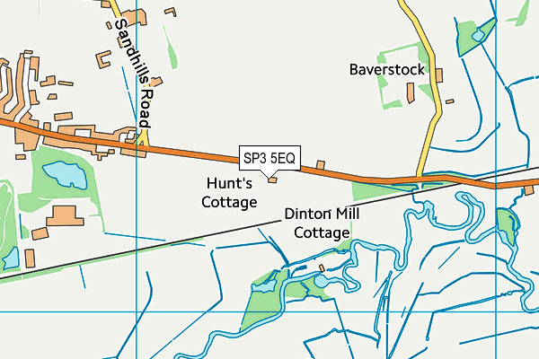 SP3 5EQ map - OS VectorMap District (Ordnance Survey)