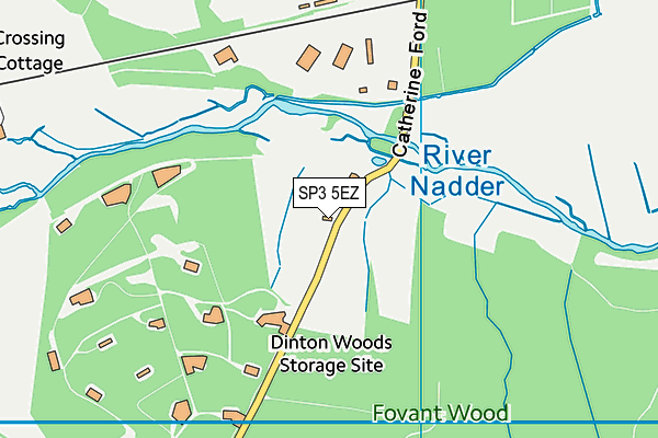 SP3 5EZ map - OS VectorMap District (Ordnance Survey)