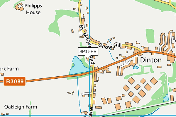 SP3 5HR map - OS VectorMap District (Ordnance Survey)