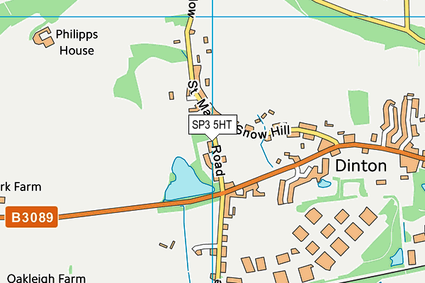 SP3 5HT map - OS VectorMap District (Ordnance Survey)