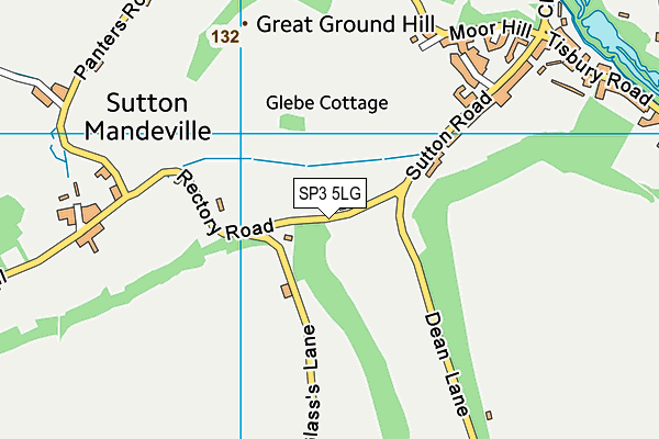 SP3 5LG map - OS VectorMap District (Ordnance Survey)