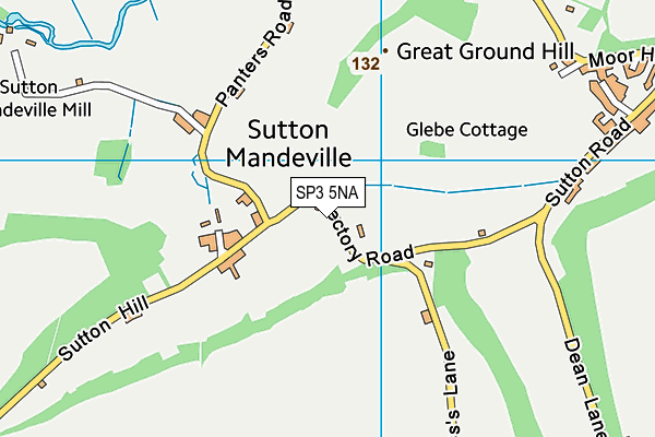 SP3 5NA map - OS VectorMap District (Ordnance Survey)