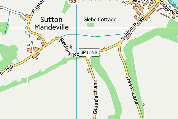 SP3 5NB map - OS VectorMap District (Ordnance Survey)