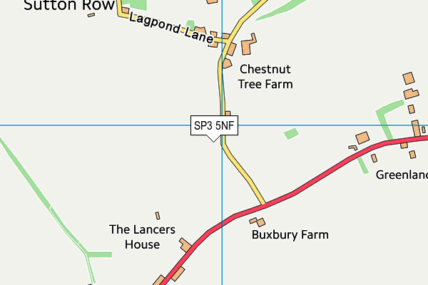 SP3 5NF map - OS VectorMap District (Ordnance Survey)